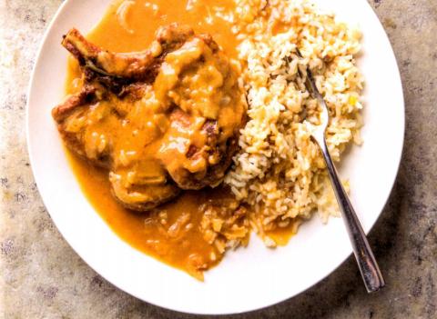 southern style smothered pork chops
