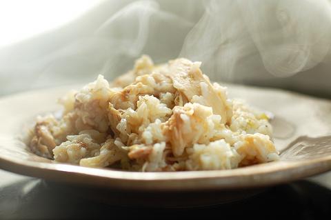 Queso Smothered Chicken & Rice - Plain Chicken