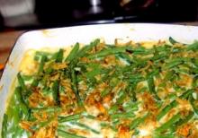 New Orleans Green Beans With Cheddar Cheese