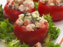 Shrimp Stuffed Creole Tomato Salad