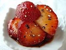 Strawberries with black pepper