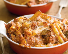 Baked Ziti with Sausage and Ricotta