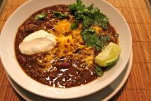Hearty Tailgate Chili