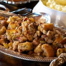 Leah Chase's Holiday Oyster Dressing
