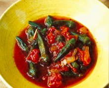 Stewed Tomatoes and Okra
