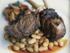 Broiled Lamb Chops with White Bean and Rosemary Ragout