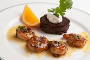 Gulf Shrimp Black Bean Cake