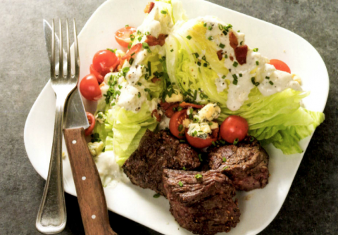 Wedge Salad with Steak Tips | Louisiana Kitchen & Culture