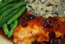 Baked Chicken Breast With Cranberries