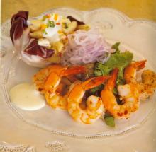 Roasted Shrimp and Penne Pasta Salad