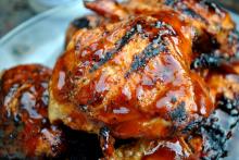 Barbecue Chicken with Ambercrombie Sauce