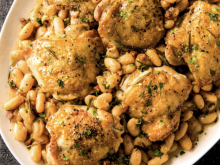 Chicken with White Beans and Rosemary