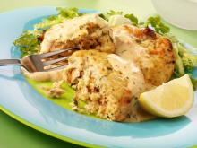 Crab Cakes with Mustard Creme Fraiche