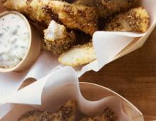 Fried Catfish Fingers with Country Remoulade