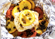 Grilled Fish and Summer Squash Packets