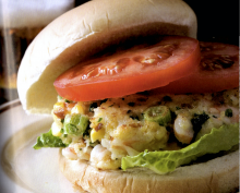 Lee Bros. Shrimp Burger