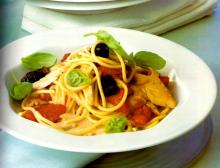 Spaghetti with Tuna and Anchovies