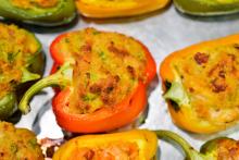 Seafood-Stuffed Bell Peppers