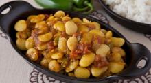 Smothered Chicken with Butter Beans