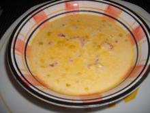 Crawfish and Corn Bisque with Curried Pumpkin
