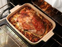 Herb-Roasted Turkey Breast And Stuffing