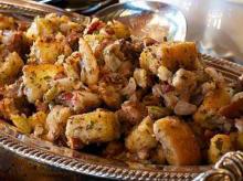 Leah Chase's Holiday Oyster Dressing