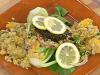 Lemon and Herb Crusted Drum with Bok Choy