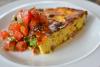 Corn, Creole Tomato,  & Tasso Spoonbread 