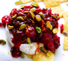 Baked Brie With Cranberry And Pistachio Topping
