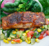 Blackened Red Snapper with Corn Relish