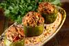 Chicken Stuffed Bell Peppers With Maque Choux