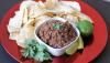 Grilled Eggplant and Black Bean Party Dip
