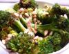 Roasted Broccoli with Lemon Garlic Butter and Toasted Pine Nuts