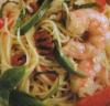 Vegetable Pecan and Shrimp Pasta
