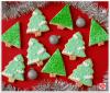 Christmas Cookies with Colored  Icing